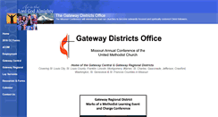 Desktop Screenshot of gatewaydistricts.org
